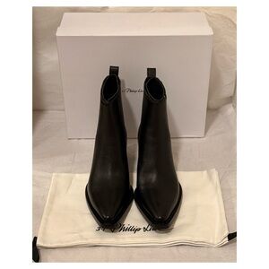 Phillip Lim Black Downtown Chelsea Boots